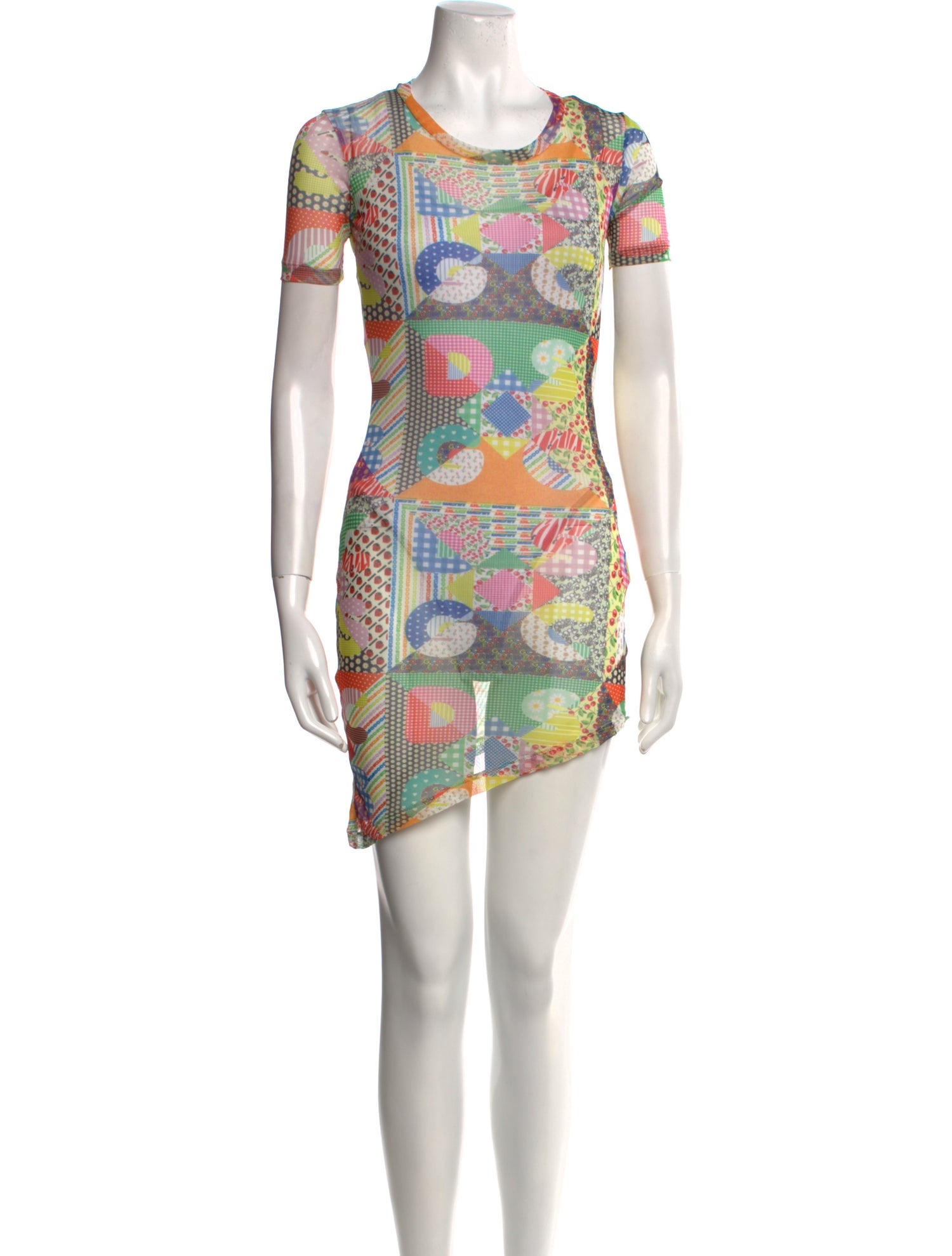 GCDS Printed Knee-Length Dress