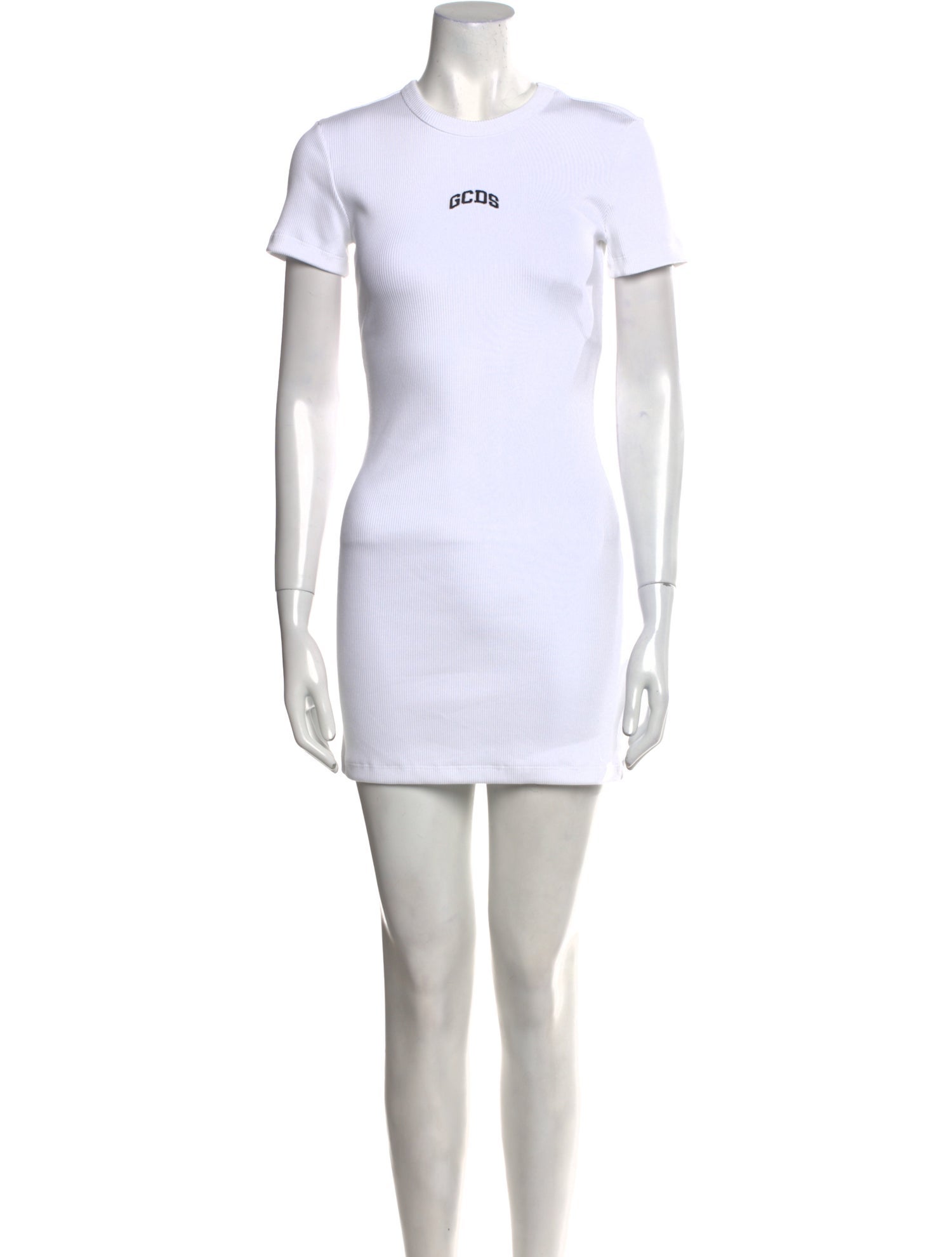 GCDS Crew Neck Mini Dress
