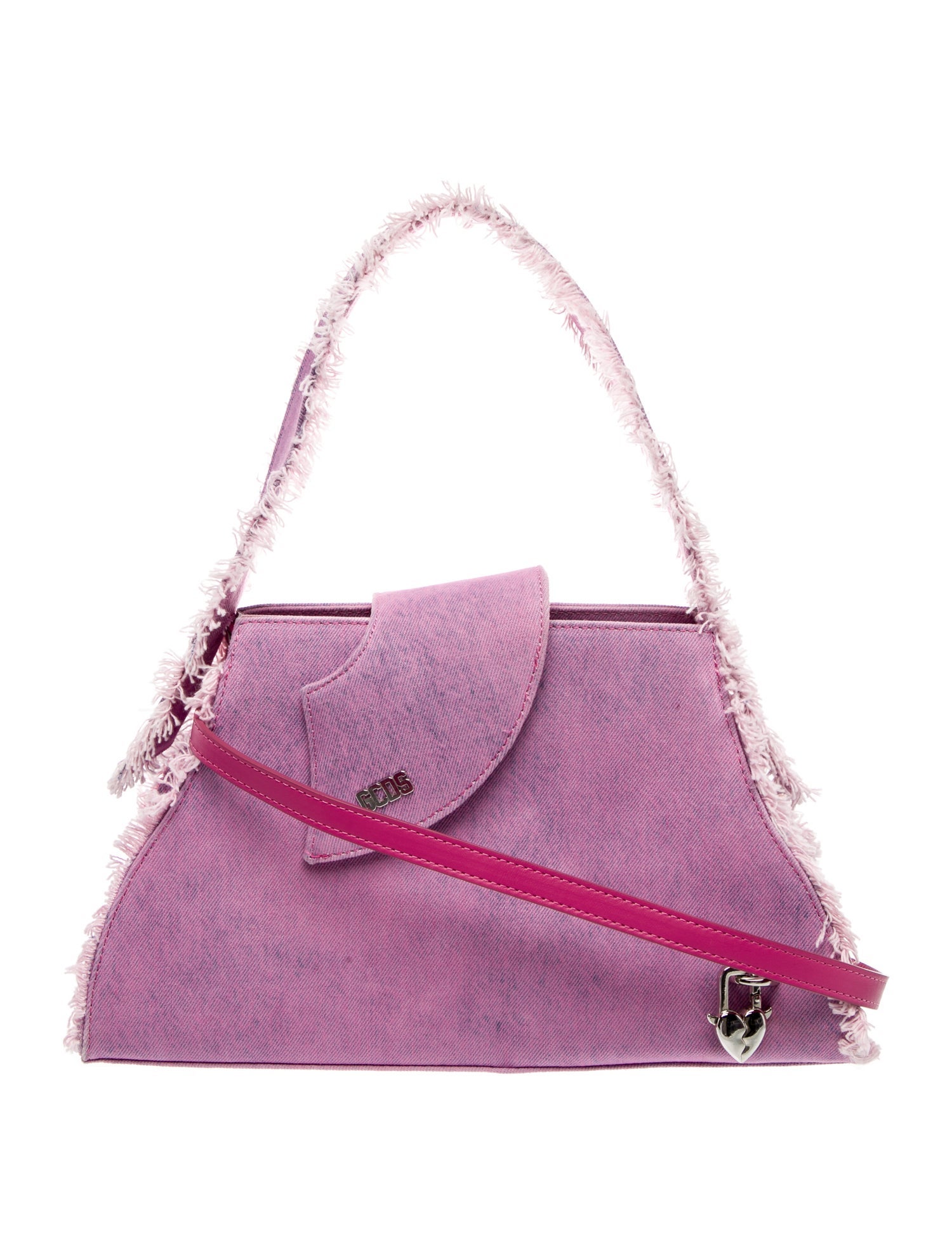 GCDS Denim Shoulder Bag