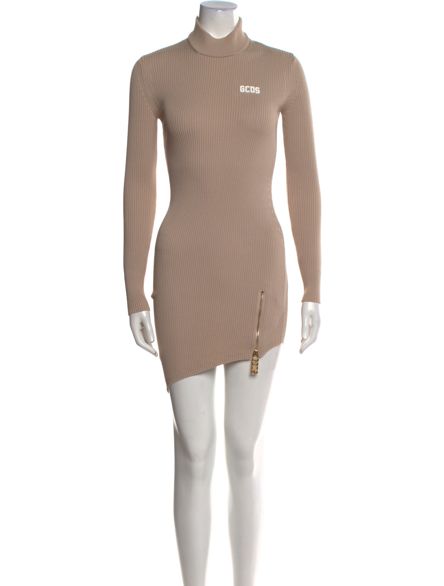 GCDS Turtleneck Mini Dress