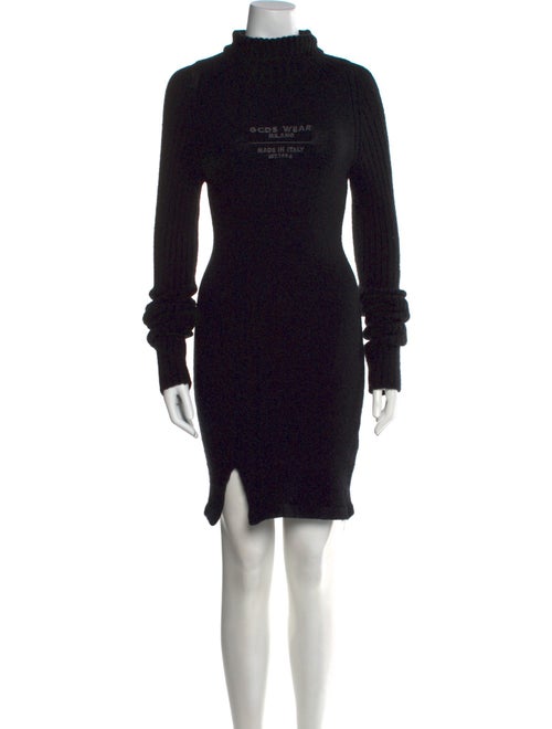 GCDS Turtleneck Mini Dress