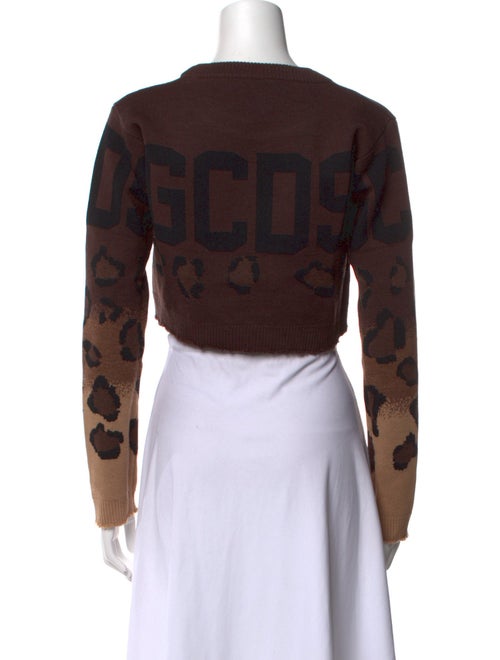 GCDS Wool Printed Sweater