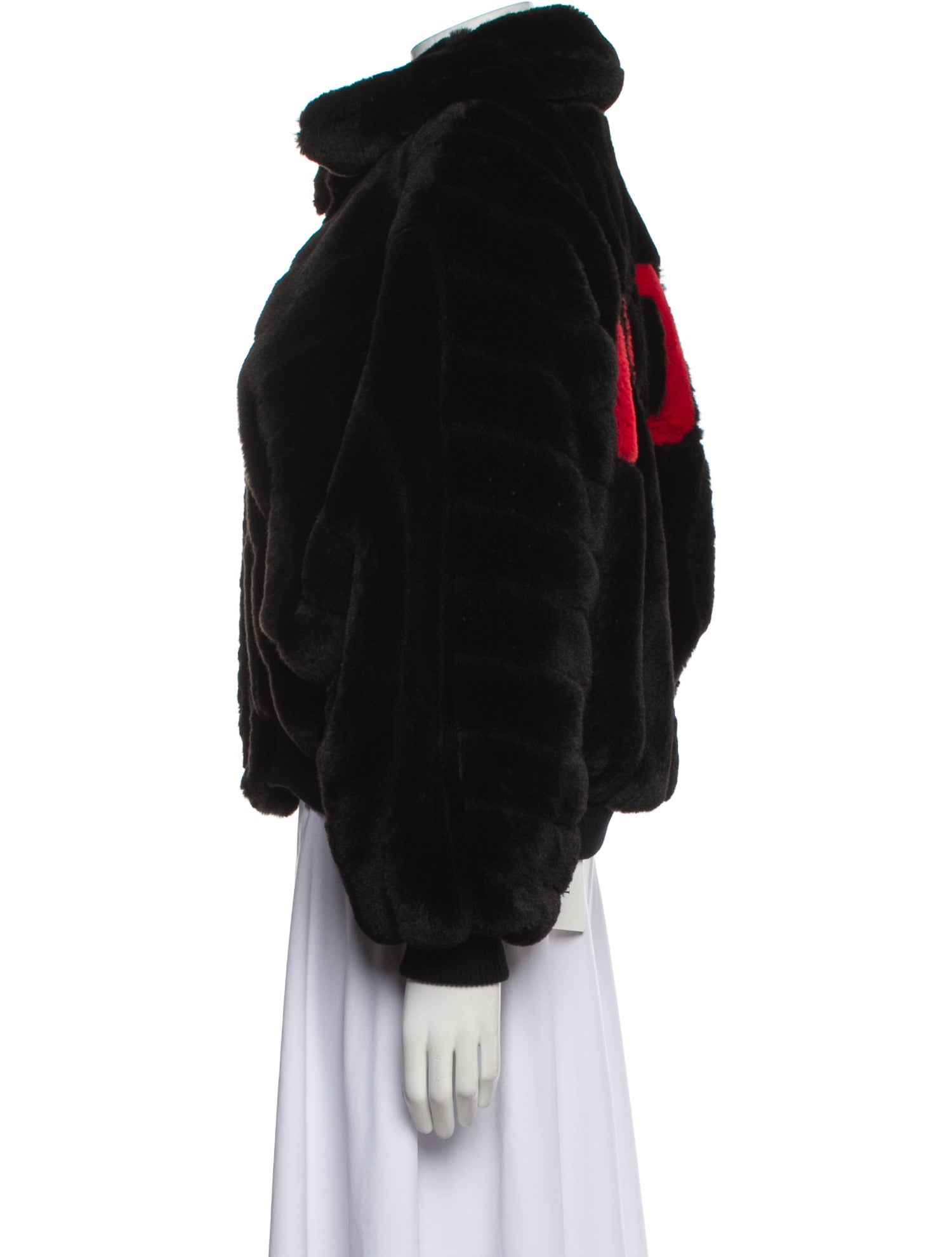 GCDS Faux Fur Jacket