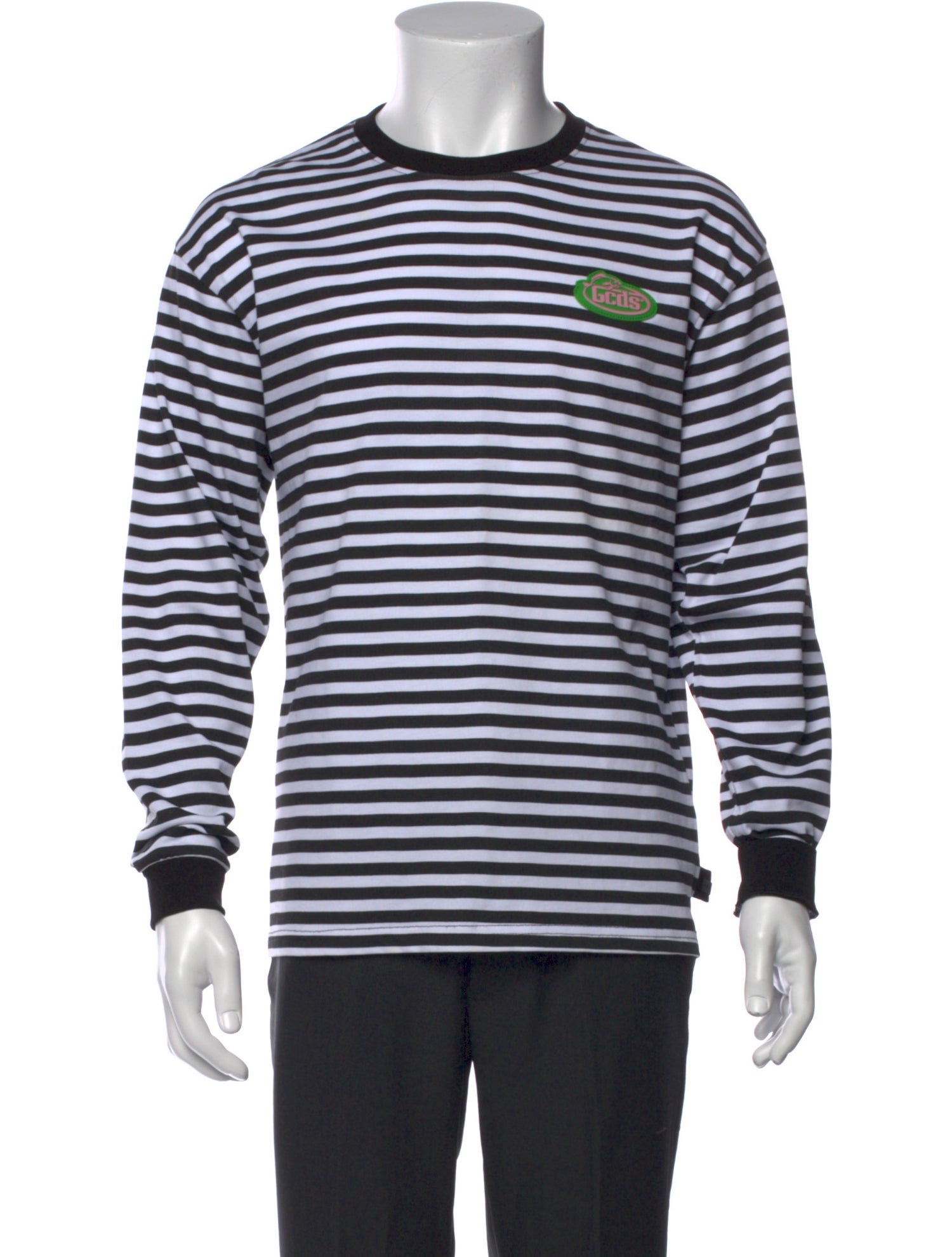 GCDS Striped Crew Neck T-Shirt