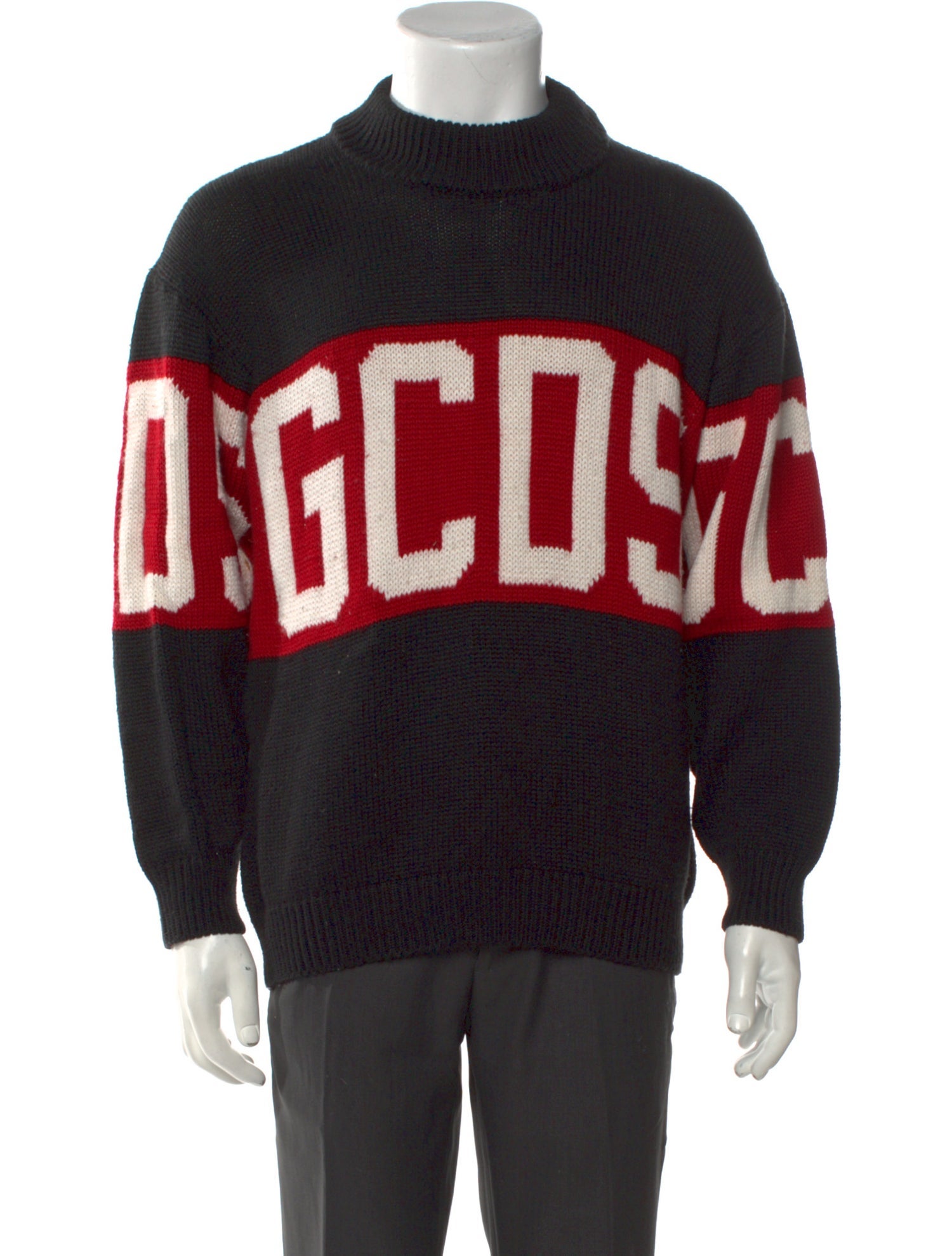 GCDS Graphic Print Crew Neck Pullover