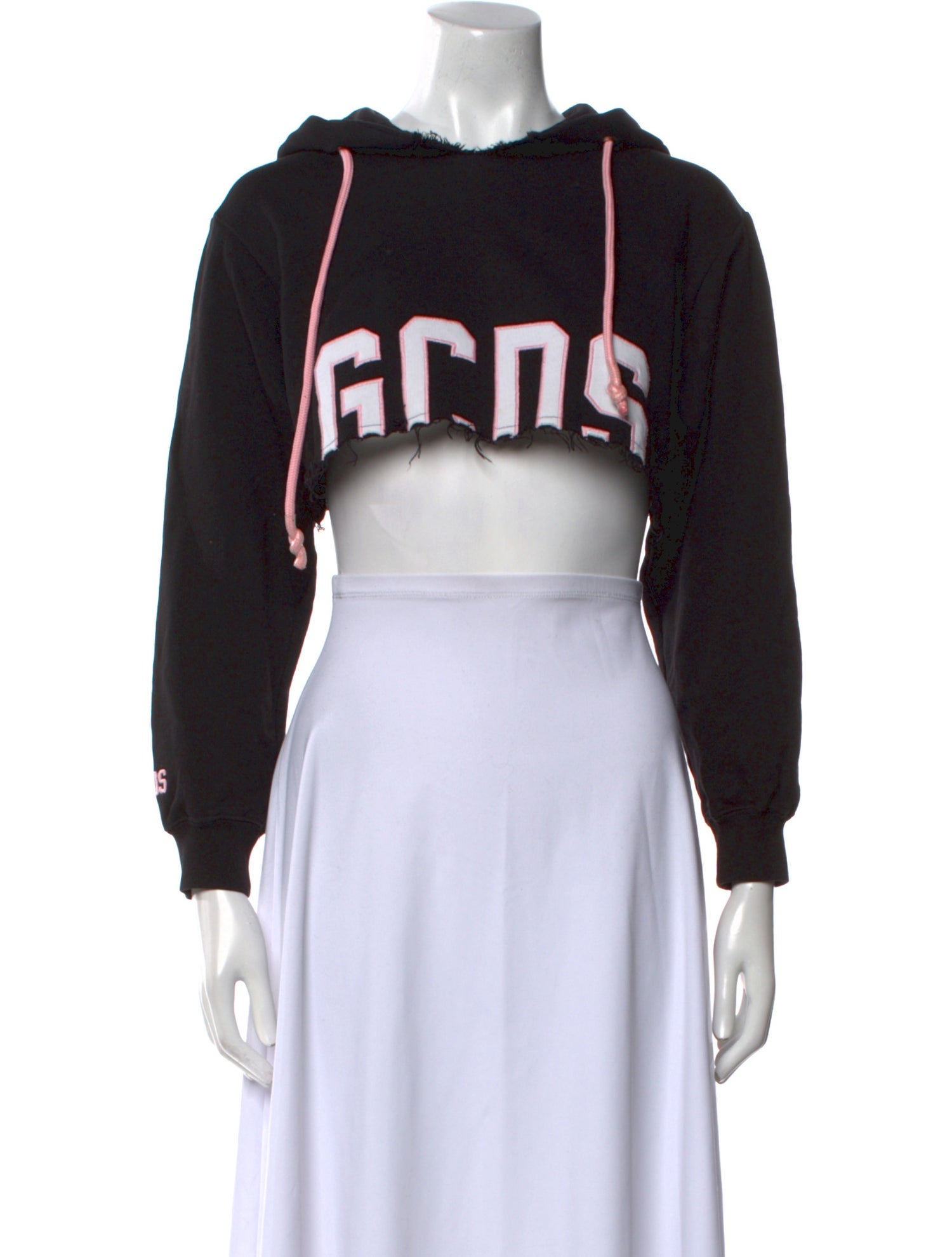 GCDS Graphic Print Crew Neck Sweatshirt