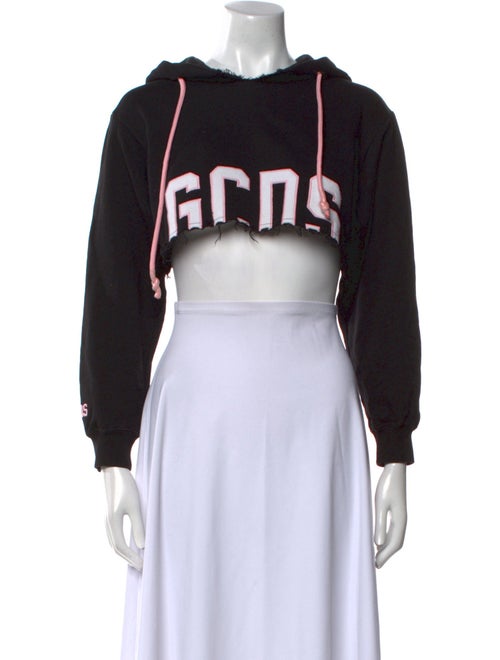 GCDS Graphic Print Crew Neck Sweatshirt