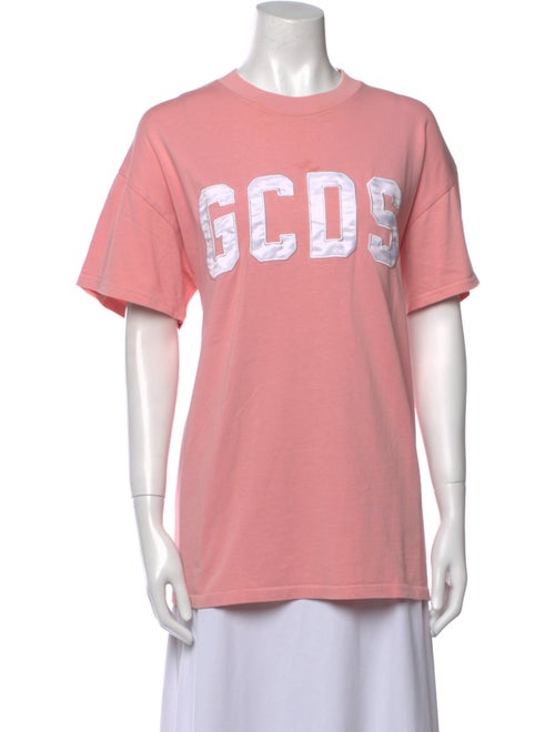 GCDS Graphic Print Crew Neck T-Shirt