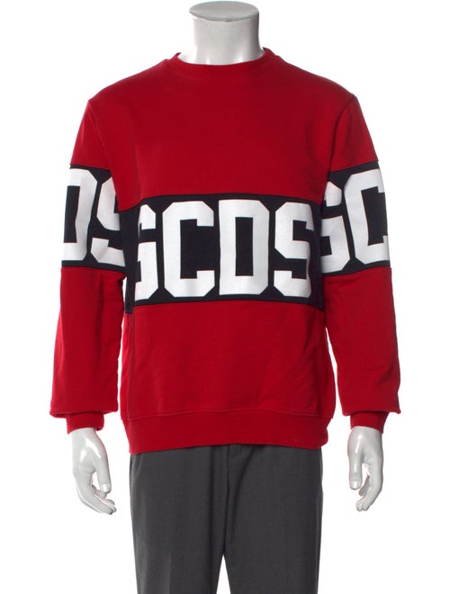 GCDS Graphic Print Crew Neck Sweatshirt