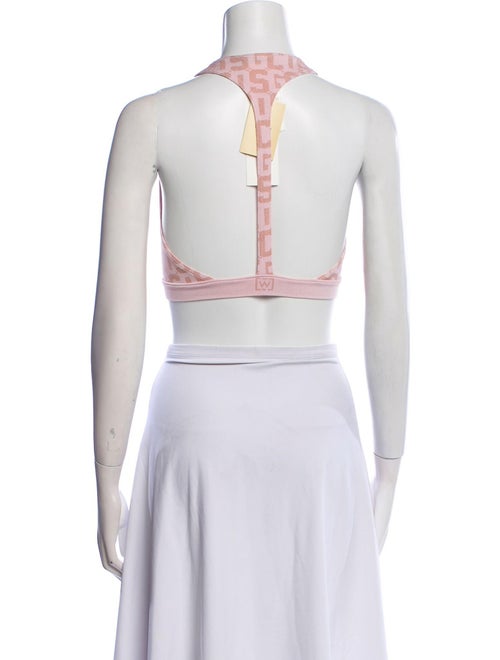 GCDS Printed Halterneck Crop Top