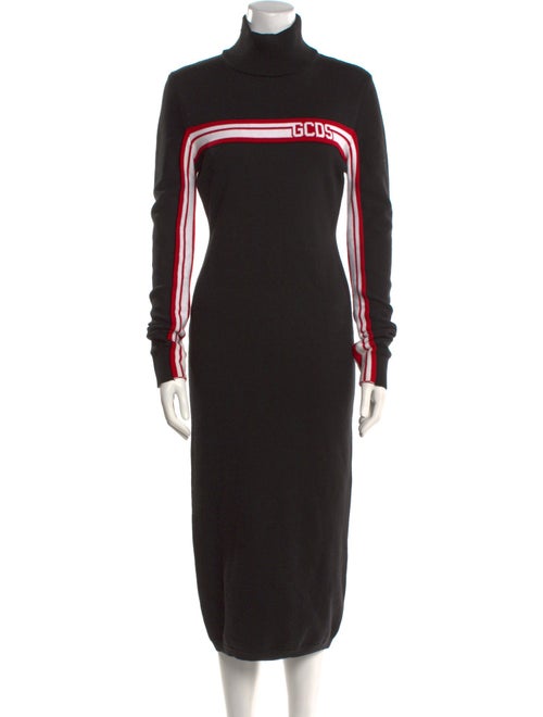 GCDS Turtleneck Long Dress