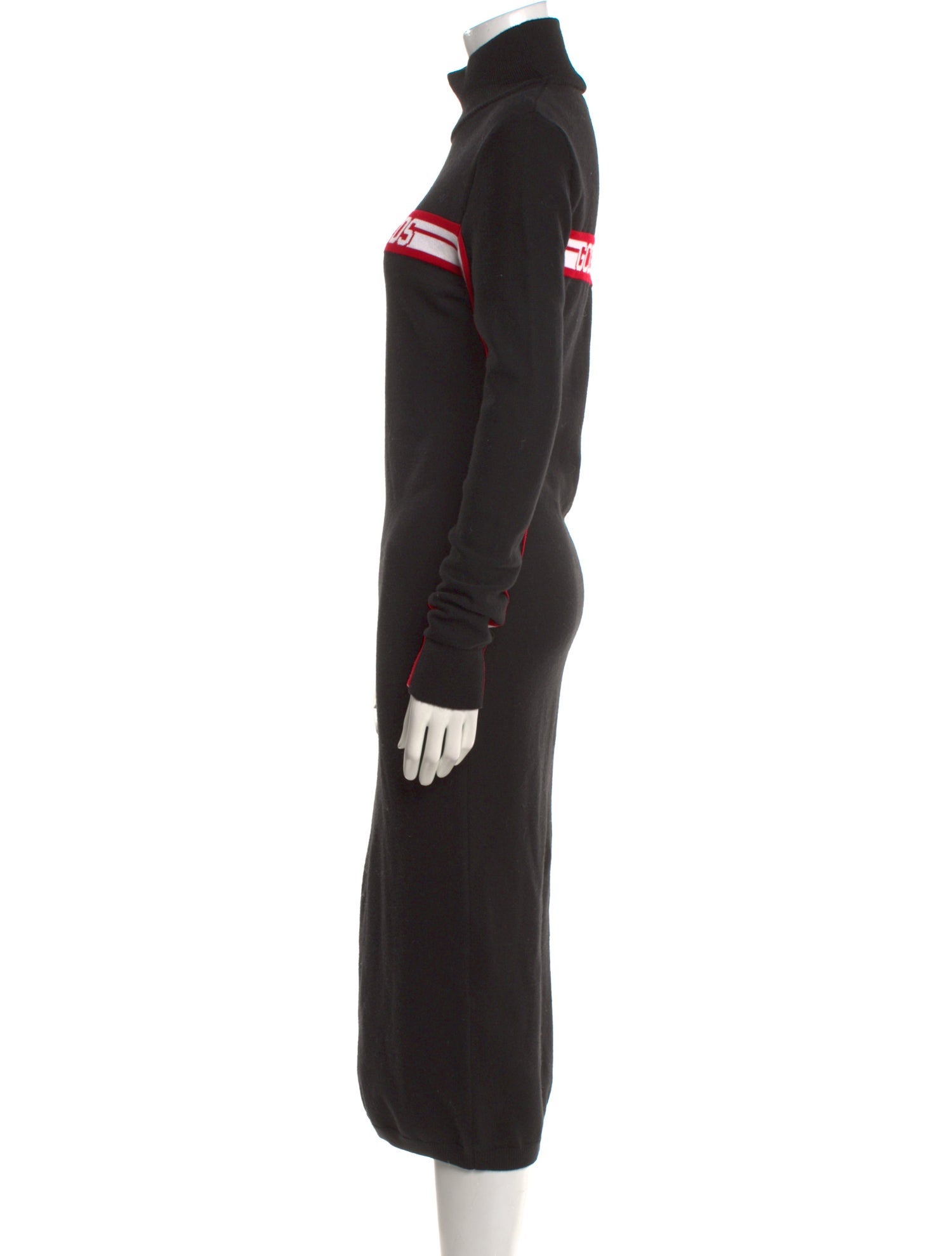 GCDS Turtleneck Long Dress