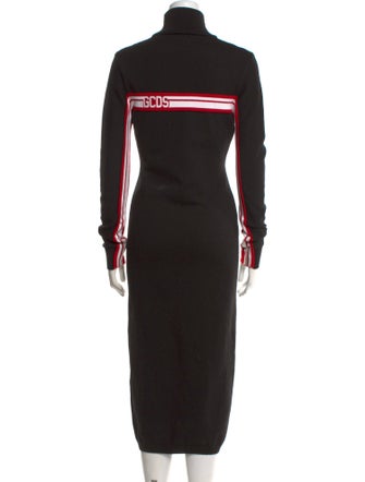 GCDS Turtleneck Long Dress