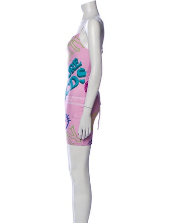 GCDS Printed Mini Dress
