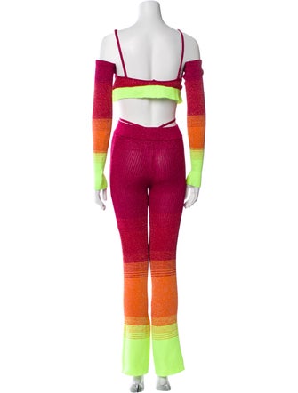 GCDS Colorblock Pattern Pant Set