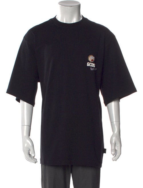 GCDS Graphic Print Crew Neck T-Shirt