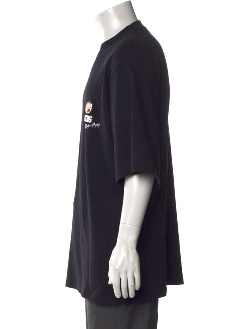 GCDS Graphic Print Crew Neck T-Shirt