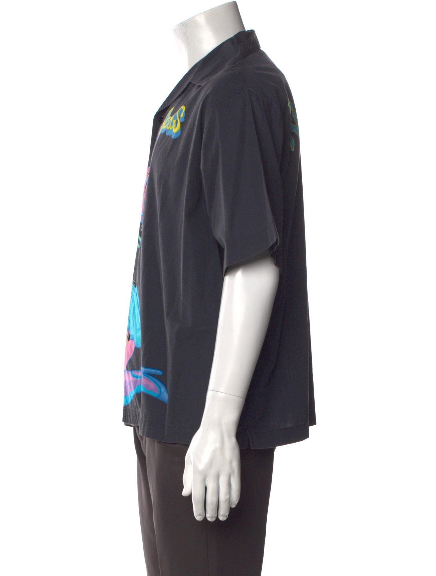 GCDS Graphic Print Short Sleeve Shirt