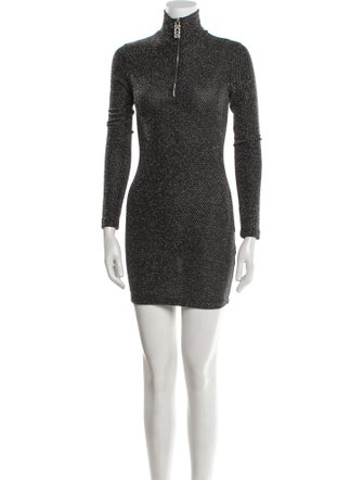 GCDS Turtleneck Mini Dress