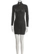 GCDS Turtleneck Mini Dress