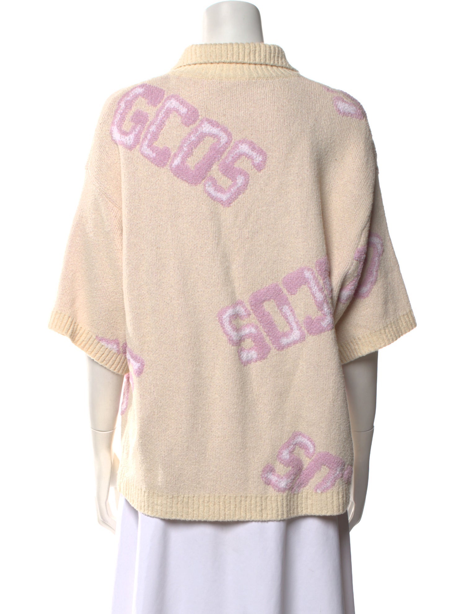 GCDS Printed Crew Neck Sweater