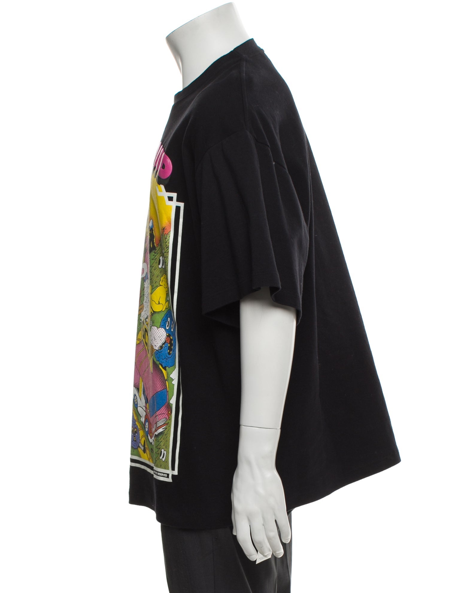 GCDS Graphic Print Crew Neck T-Shirt