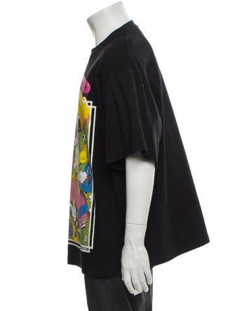 GCDS Graphic Print Crew Neck T-Shirt