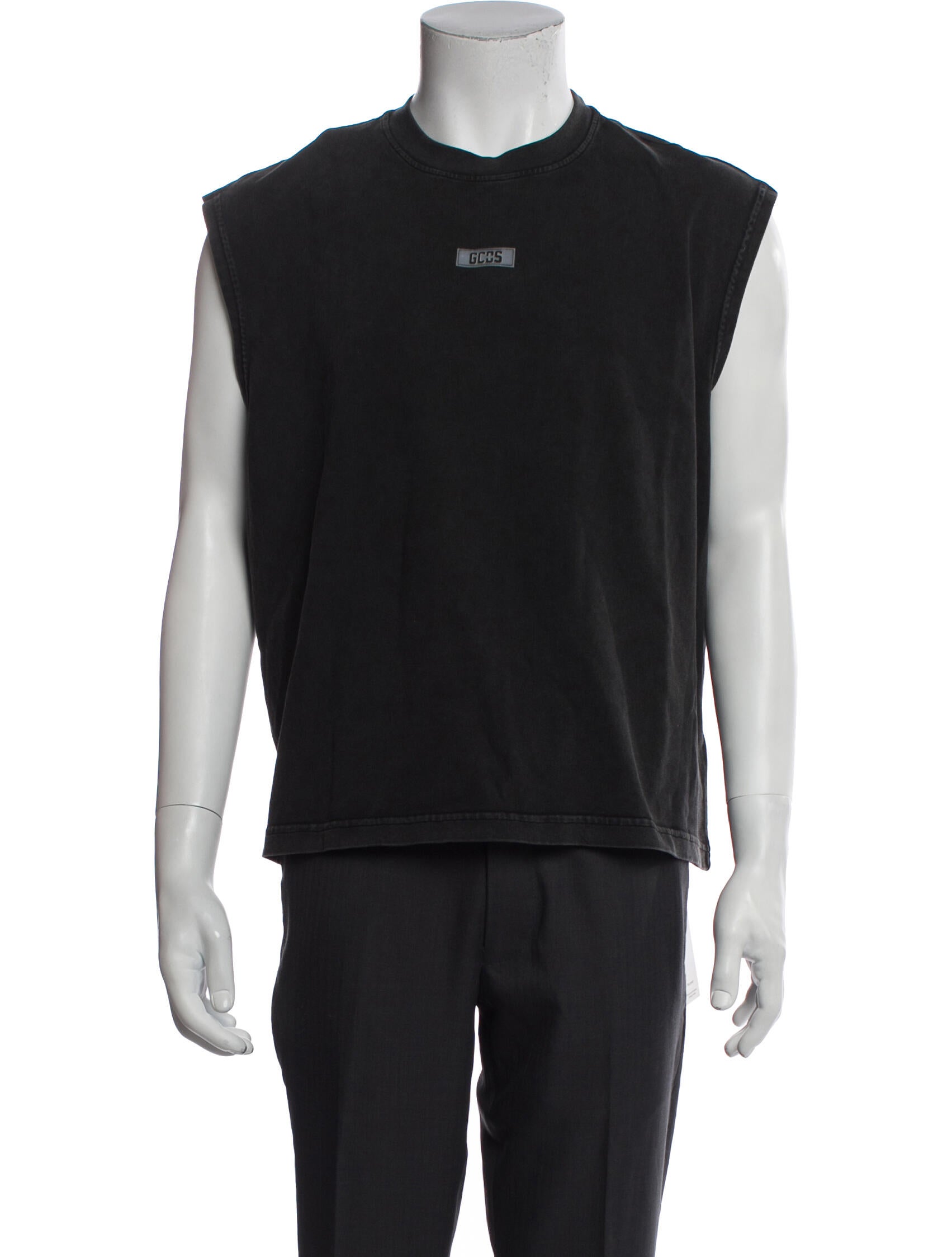 GCDS Graphic Print Scoop Neck T-Shirt