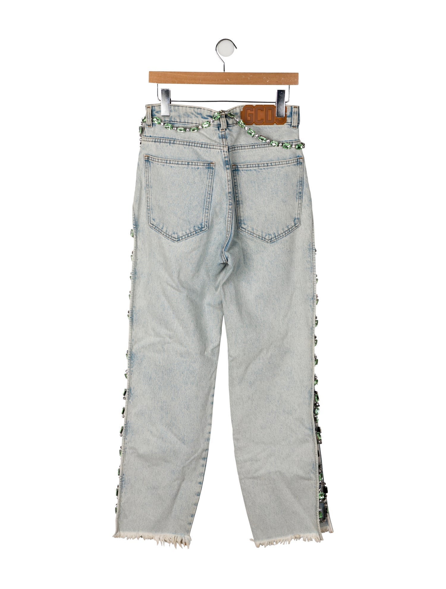 GCDS High-Rise Straight Leg Jeans w/ Tags