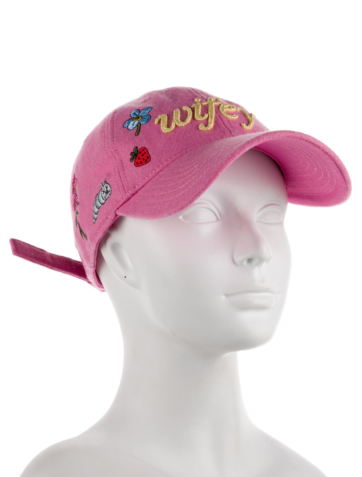 GCDS Felt Baseball Cap With Embroidered Patches