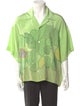 Glass Cypress Silk Printed Shirt