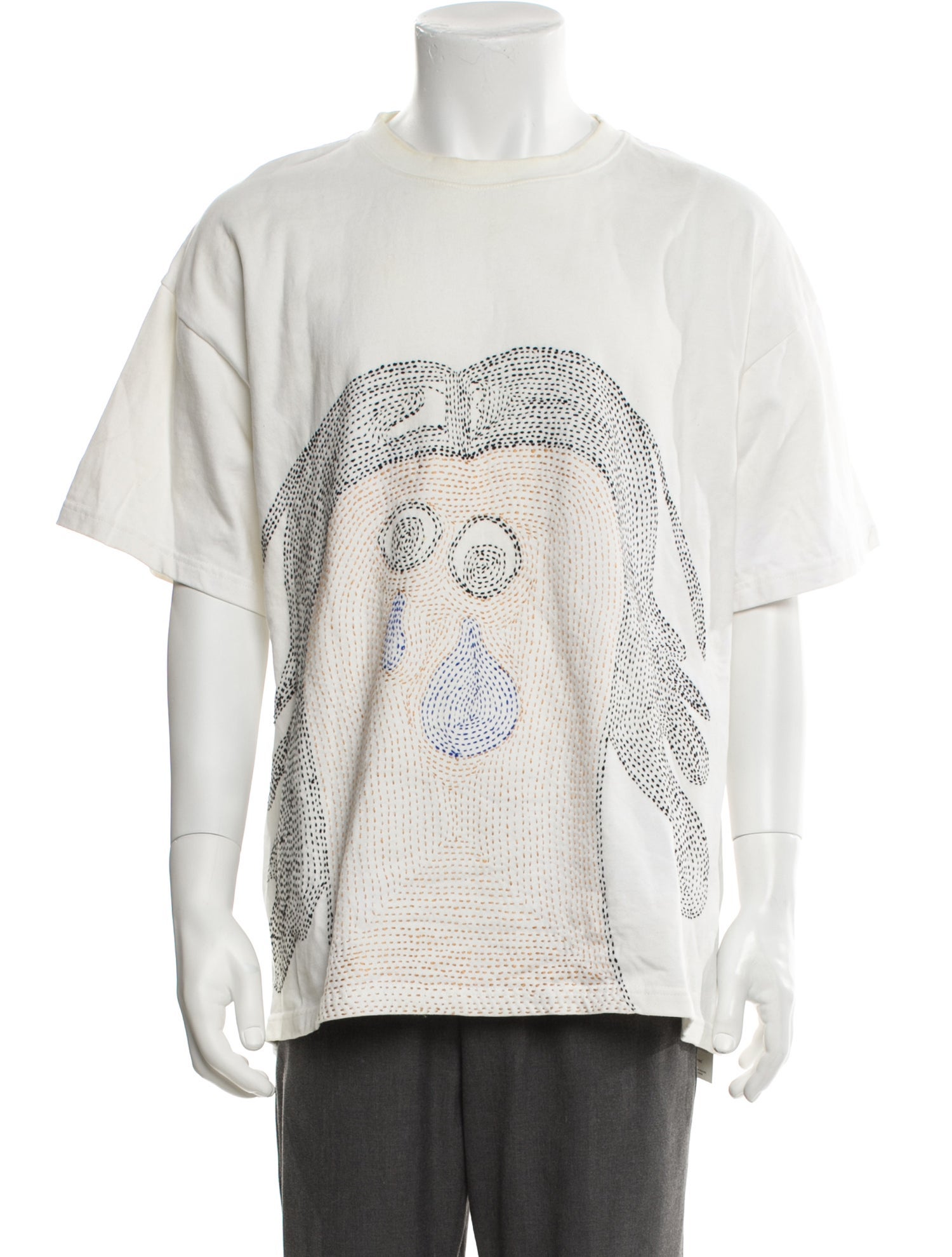 Glass Cypress Graphic Print Crew Neck T-Shirt