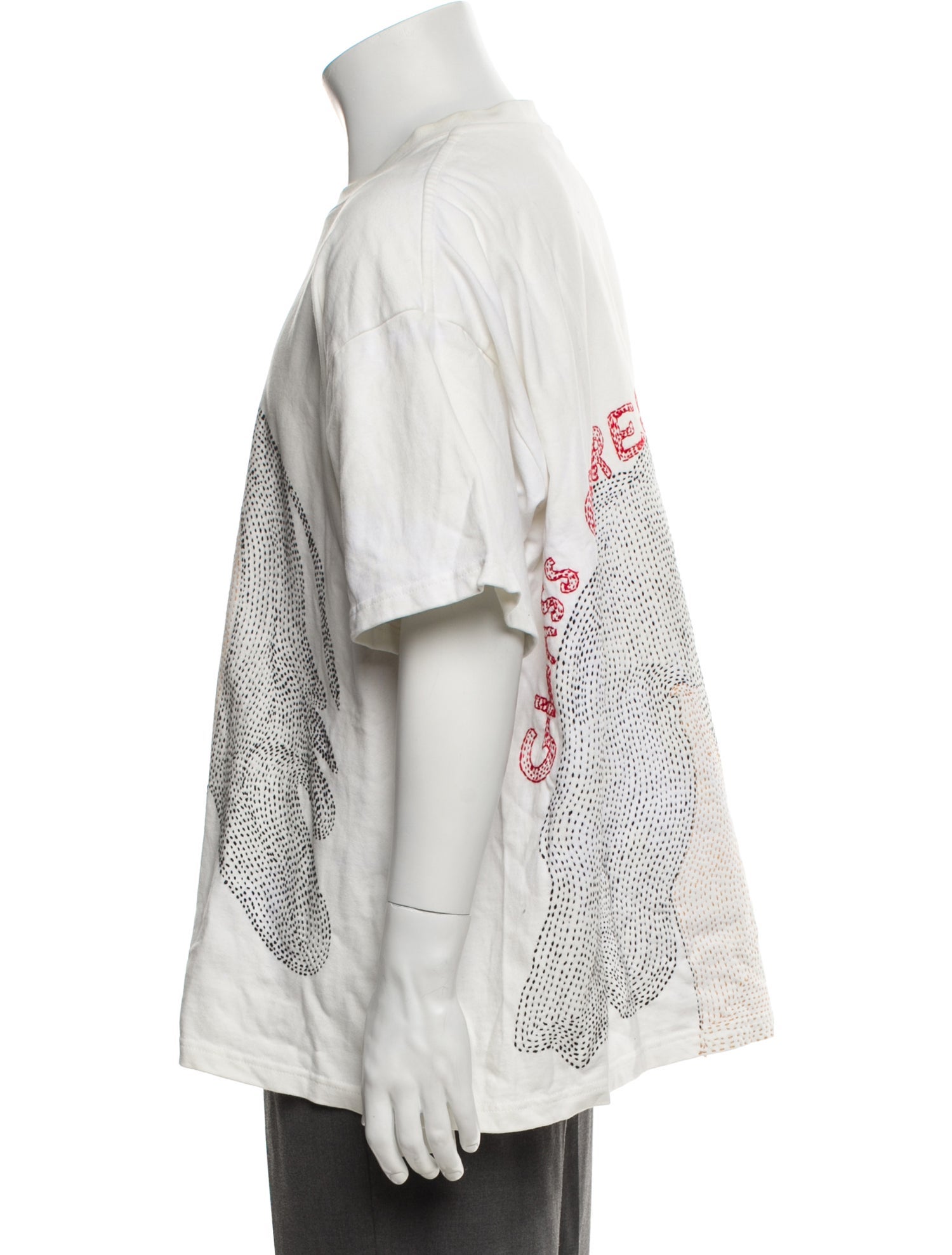 Glass Cypress Graphic Print Crew Neck T-Shirt