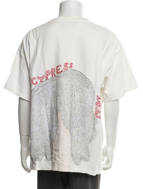 Glass Cypress Graphic Print Crew Neck T-Shirt