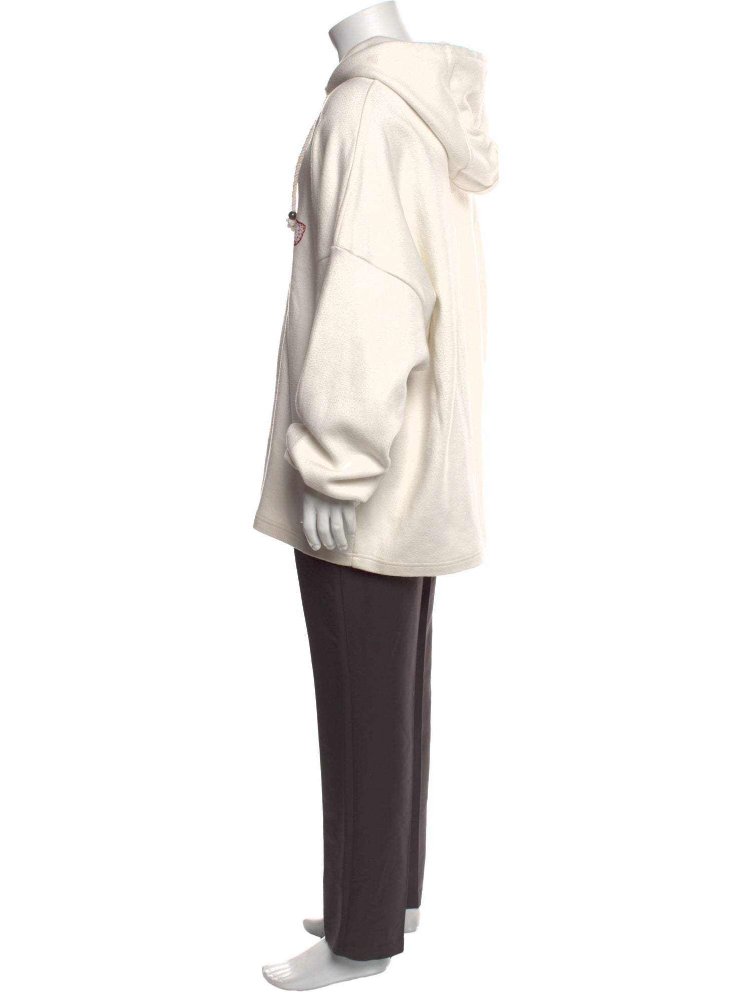 Glass Cypress Graphic Print Crew Neck Hoodie