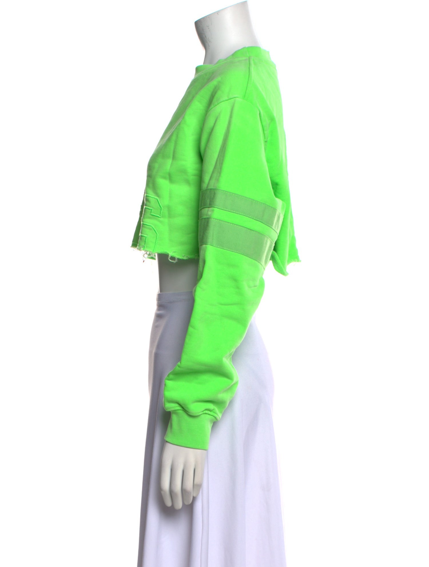 GCDS x Looney Tunes Crew Neck Long Sleeve Crop Top