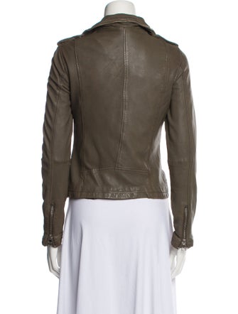 GooseCraft Lamb Leather Biker Jacket