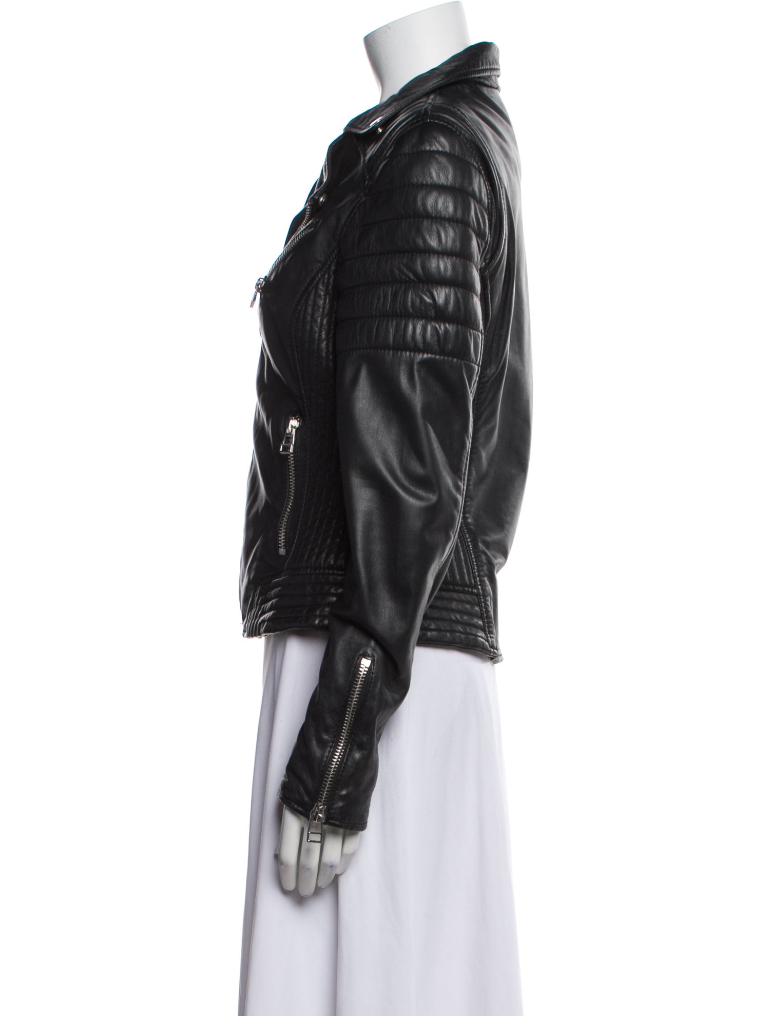 GooseCraft Leather Biker Jacket