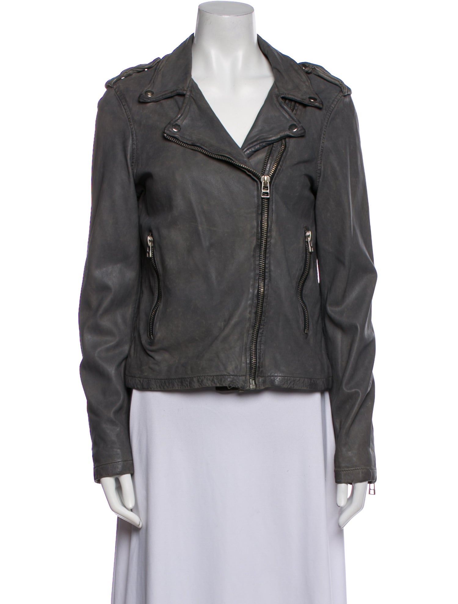 GooseCraft Leather Biker Jacket