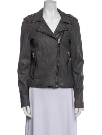 GooseCraft Leather Biker Jacket