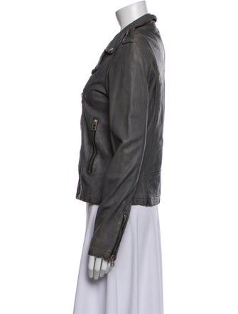 GooseCraft Leather Biker Jacket