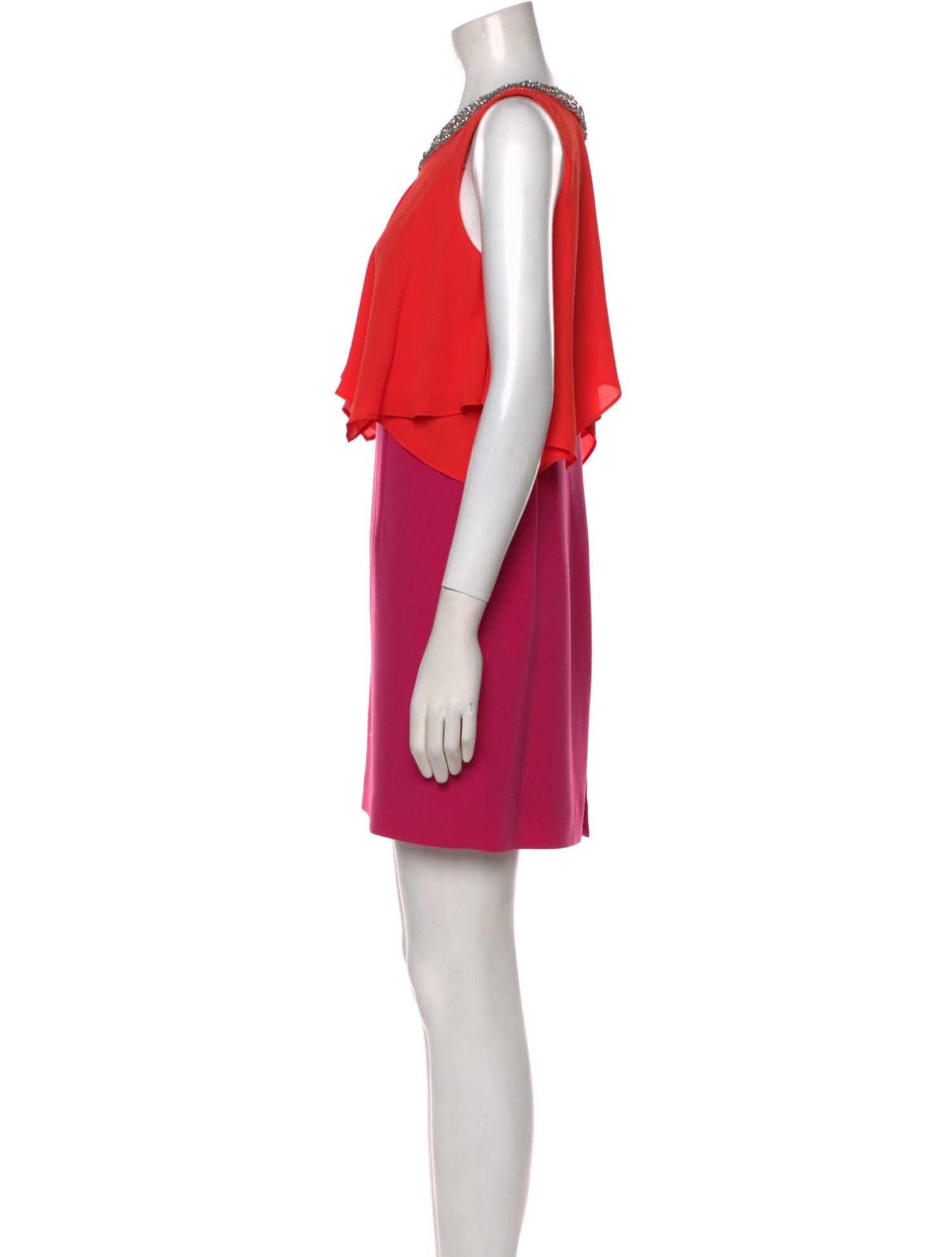 Grace Continental Bateau Neckline Mini Dress