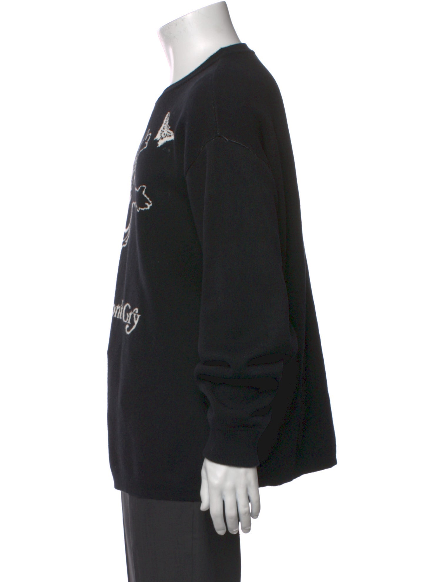 Girls Don't Cry Graphic Print Crew Neck Pullover