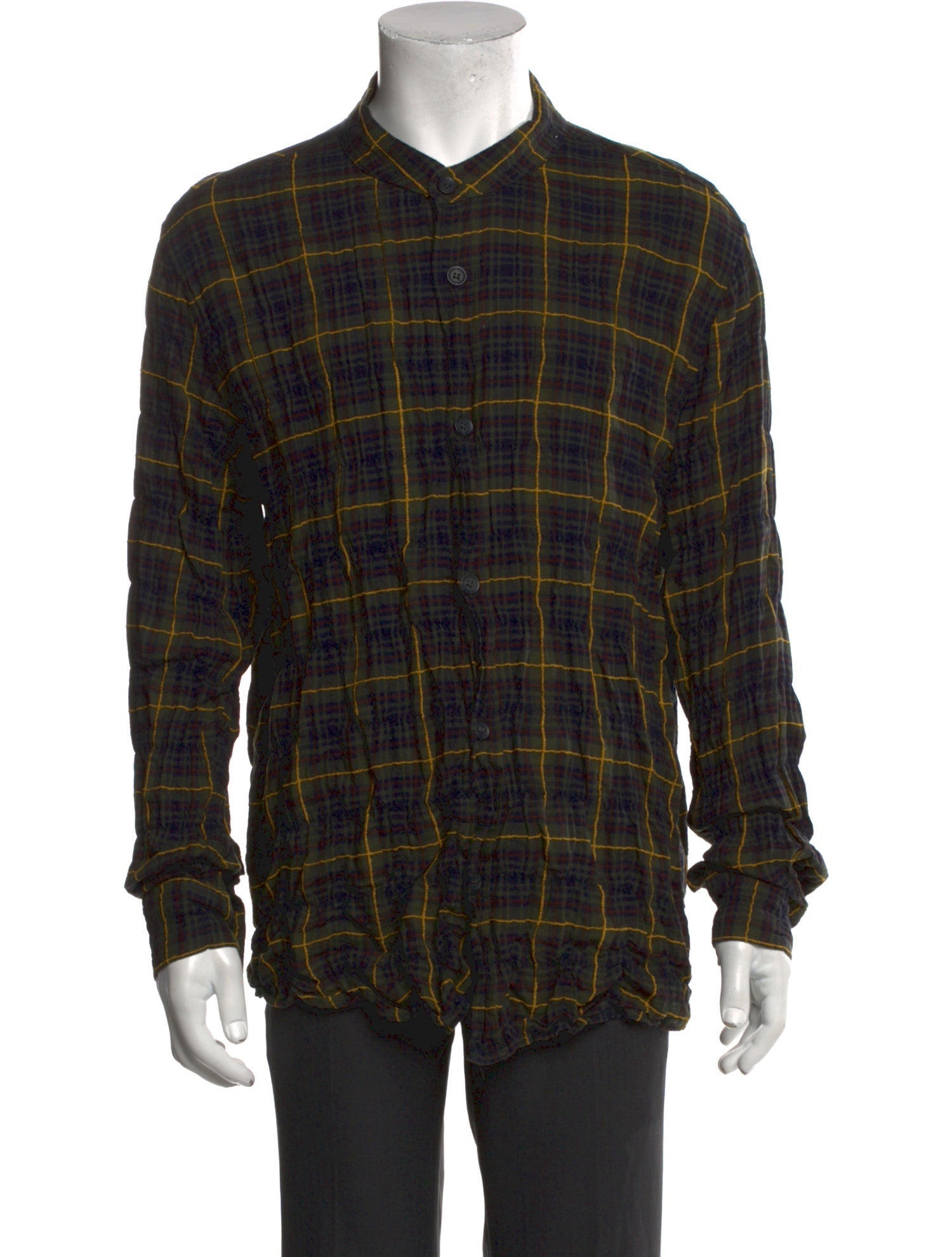 Goodfight Plaid Print Long Sleeve Shirt