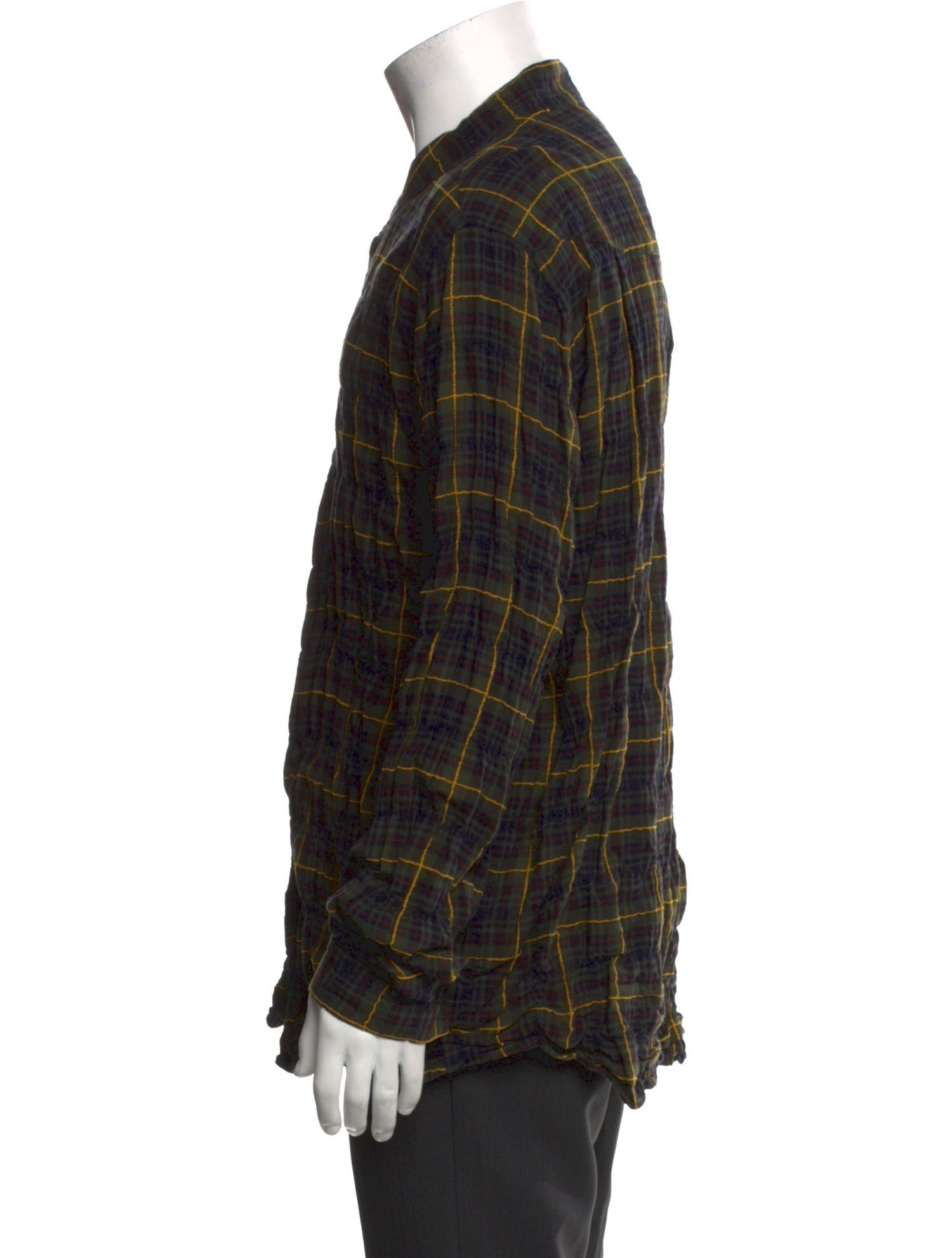 Goodfight Plaid Print Long Sleeve Shirt