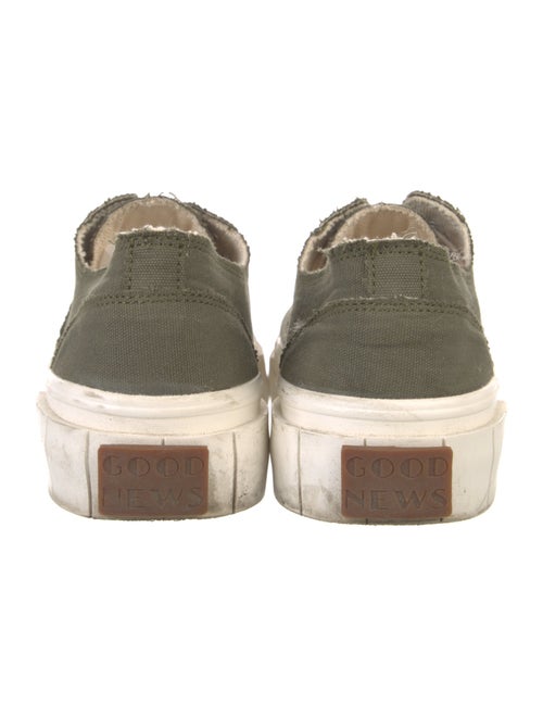 Good News Canvas Raw-Edge Trim Sneakers