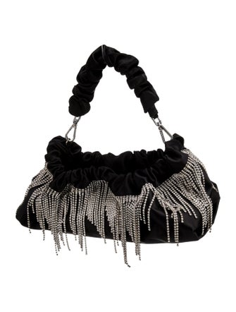 Gedebe Satin Top Handle Bag