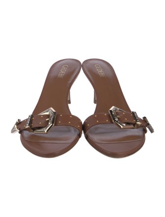 Gedebe Leather Slides