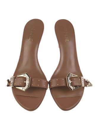 Gedebe Leather Slides