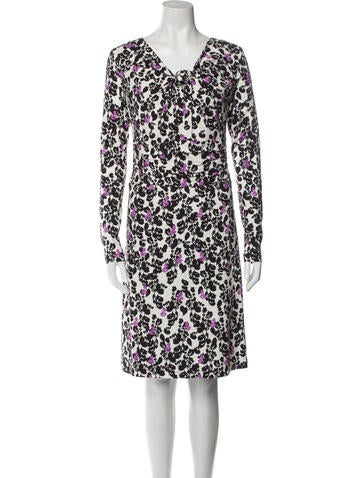 Gentile Catone Dresses Floral Print Knee-Length Dress XS